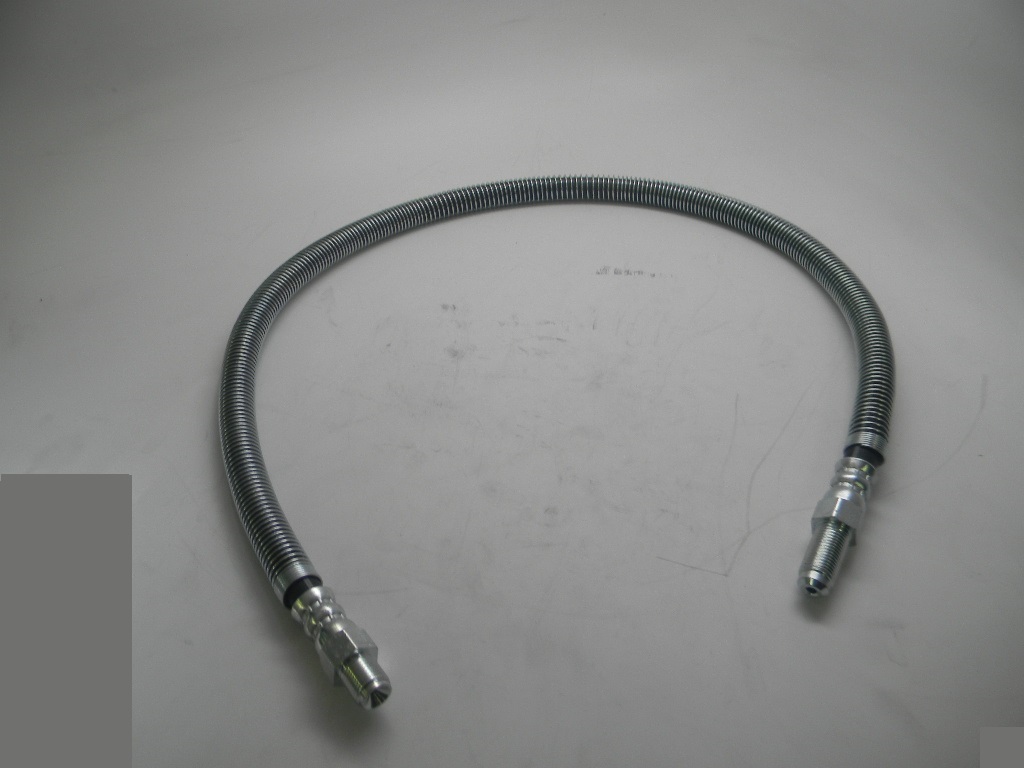 J010160 Ametek Gemco Armored Hydraulic Hose by 30 Inches Long with threaded fittings Flexible connection between copper tubing & brake actuators 